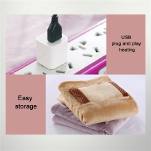 USB Elektrische Deken Verwarming Bed Zacht Dikker Warmer Machine Wasbaar Thermostaat Verwarmingsmat()