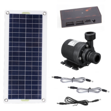 50W Solar Water Pump 800L/H DC12V Fountain Low Noise for Family Garden Irrigation