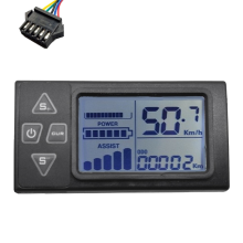 24V-60V S861 LCD Ebike Display Dashboard per bici elettrica BLDC Controller Pannello di controllo (SM Plug 5PIN)