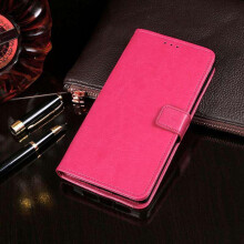 (pink, Redmi Note 9 Pro) Luxury Flip Wallet Case for iPhone, Samsung, Huawei, Xiaomi