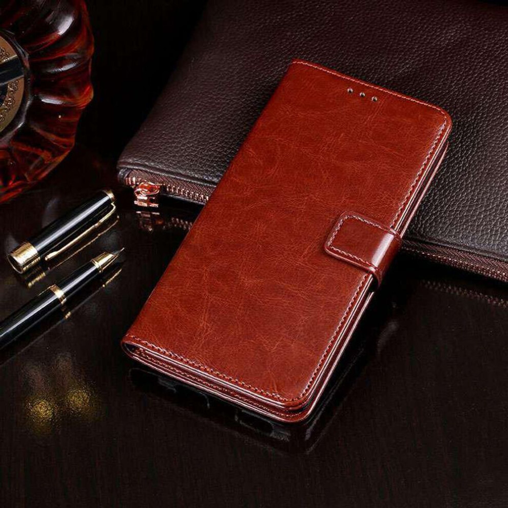 (, Iphone Xr) Luxury Flip Wallet Case For Iphone, Samsung, Huawei, Xiaomi Brown 6936749677439