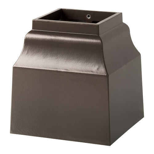 Whitehall Cascade Bronze Mailbox Post Base Cuff