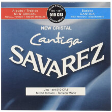 Savarez Medium Classical Guitars Strings New Cristal Cantiga Set 510CR