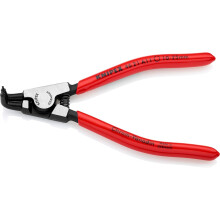 Klie te na poistn kr ky Knipex 46 21 A11 SB pre vonkaj ie poistn kr ky 10 25 mm, zahnut 90 stupnov, v blistrovom balen .