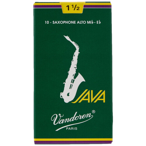 Stroiki Vandoren SR2615 do saksofonu altowego JAVA o sile 1,5; Pudełko 10 1