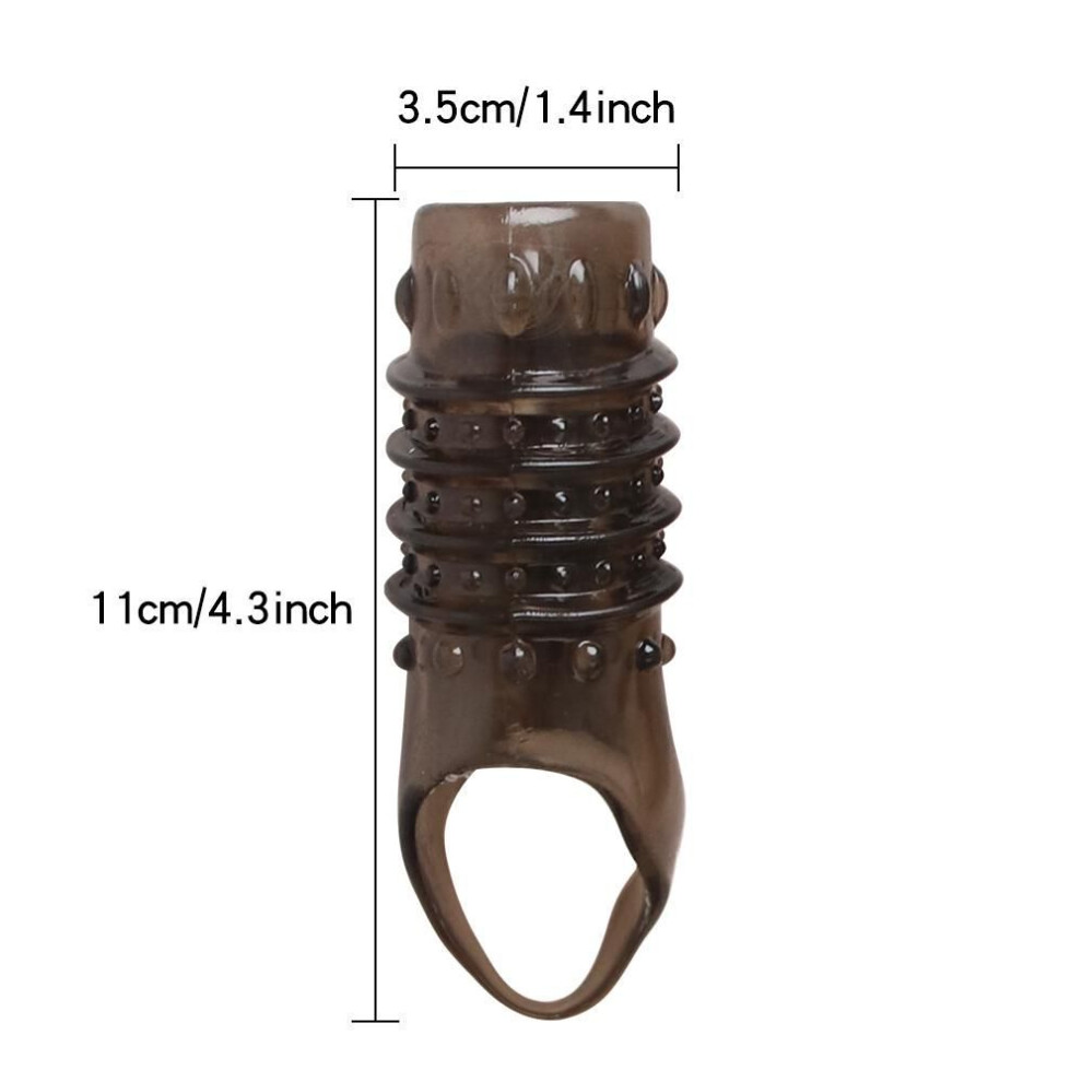 (grey) Men's Cock Ring for Enhanced Couples Orgasm