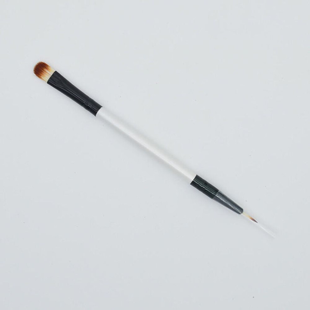 (as the picture) (WIG) Makeup Brush Double-end Eyeshadow Eyeliner Brush Applicator Makeup Cosmetic Tool