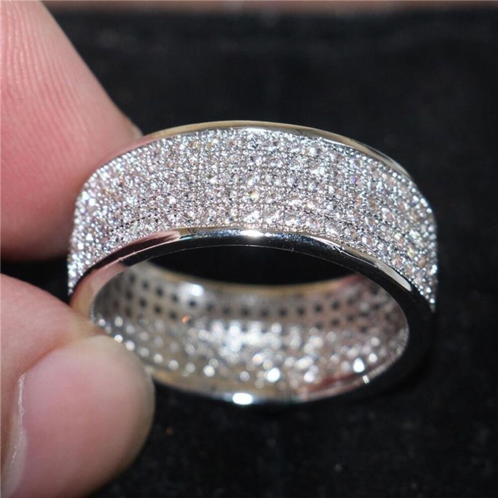 (12.0) Couple Valentine's Day Ring Gift Simple Elegant Ring Jewelry