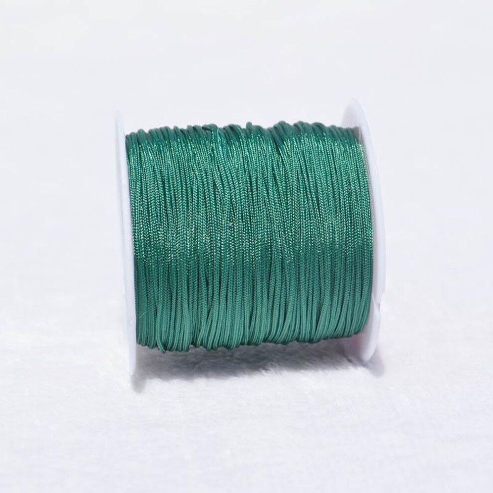 (dark green) Nylon Cord For Necklace Bracelets 0.8mm*20m DIY Jewelry Thread High Quality Cords Jewelry Accessories