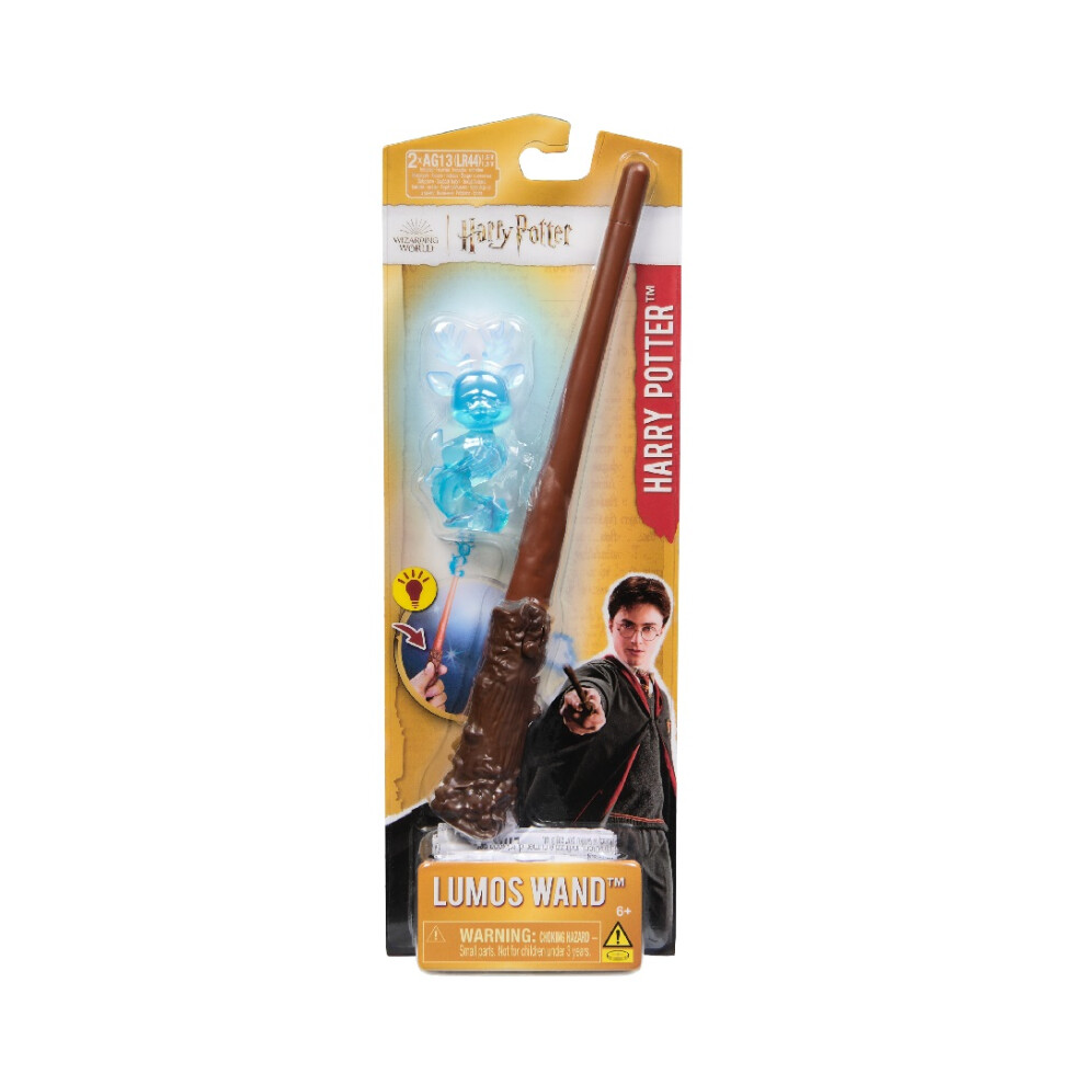 New Harry Potter Wizarding World Lumos Led Wand With Stag Patronus 6071775