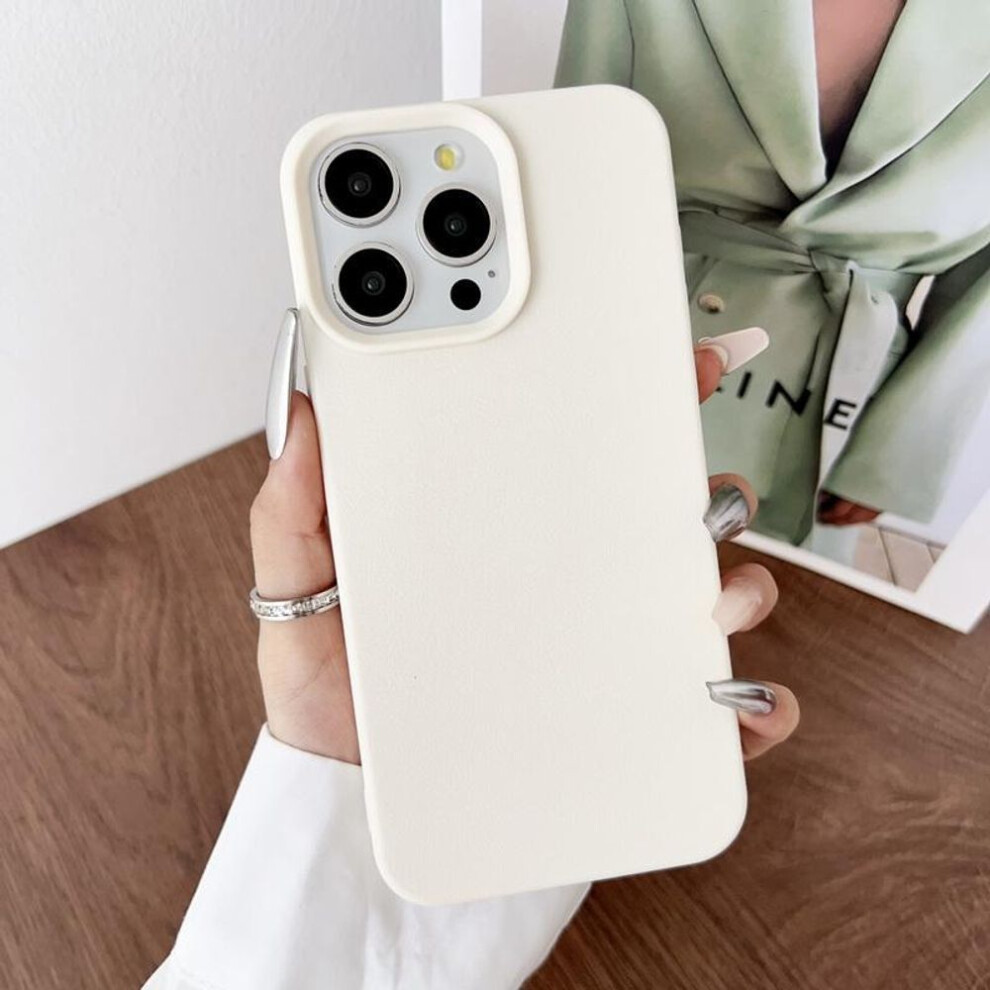 (white, iPhone 15 Pro Max) Luxury Tpu Soft Phone Case for iPhone 16 Plus 15 14 13 12 Pro Max 11 Solid Color Matte Shockproof Cover Coque