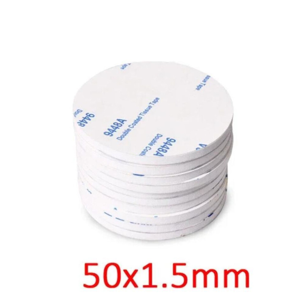 (white, 50&1.5MM  10PC) Traceless Double-sided Adhesive Velcro Carpet Tablecloth Anti Slip Sticker Bed Sheet Sofa Cushion Fixing Velcro Accessories Installation Fixing Pad