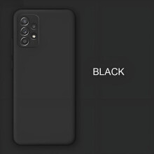 (black, Samsung S20 Ultra) Upgrade Camera Protector Liquid Silicone Phone Case For Samsung Galaxy S24 S23 S22 Ultra S21 S20 FE A16 A15 A55 A34 A53 A35 Original Back Cover Cases