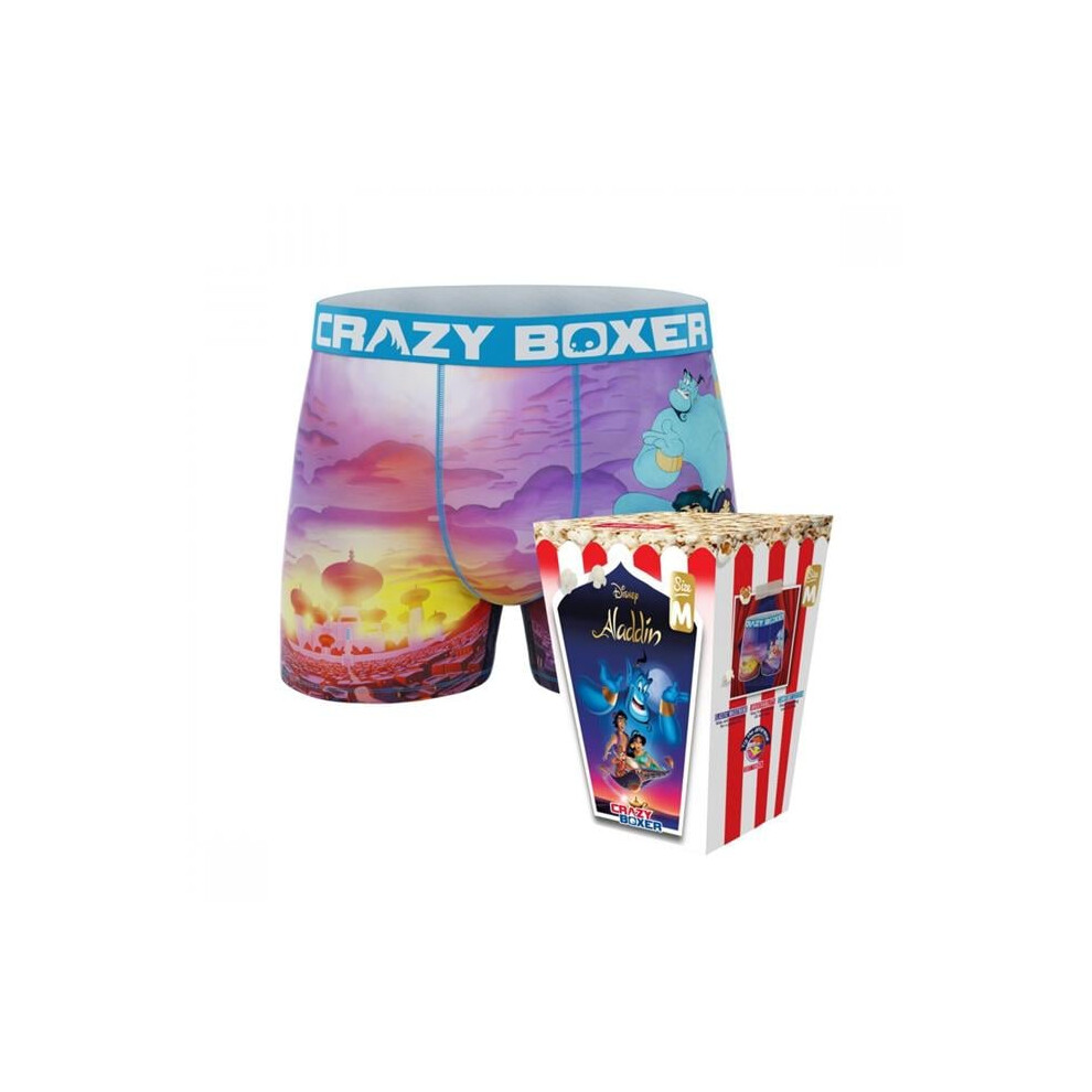 Aladdin 868196-large-36- Crazy Boxers Aladdin at Sunset Boxer Briefs in Popcorn Box - Large 36-38