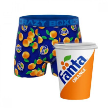 Fanta 868212-medium-32 Crazy Boxers Fanta Orange Boxer Briefs in Soda Cup, Blue & Orange - Medium 32-34