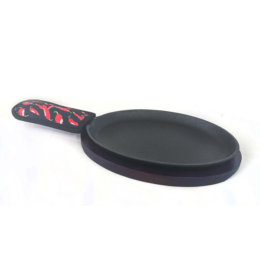 Update International - mp-9113 (CIZPH-15/SET) 15"" Cast Iron Fajita Se-image-OPC-PFPSK6S-NEW