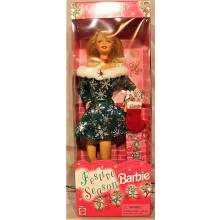 Poup?e Barbie ?dition sp?ciale f?tes de fin d'ann?e (1997)