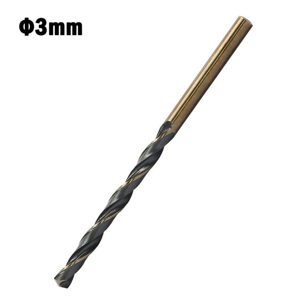 (3mm) High-Speed Steel Drill Bits Auger Bit Wood Metal Drilling Woodworking Power Tool