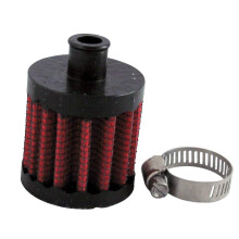 Uni Luchtfilter Ontluchtingsfilter 1 1/2"""" O.D. X 1 1/2"""" lengte. 5/16"""" klem O - UP-101