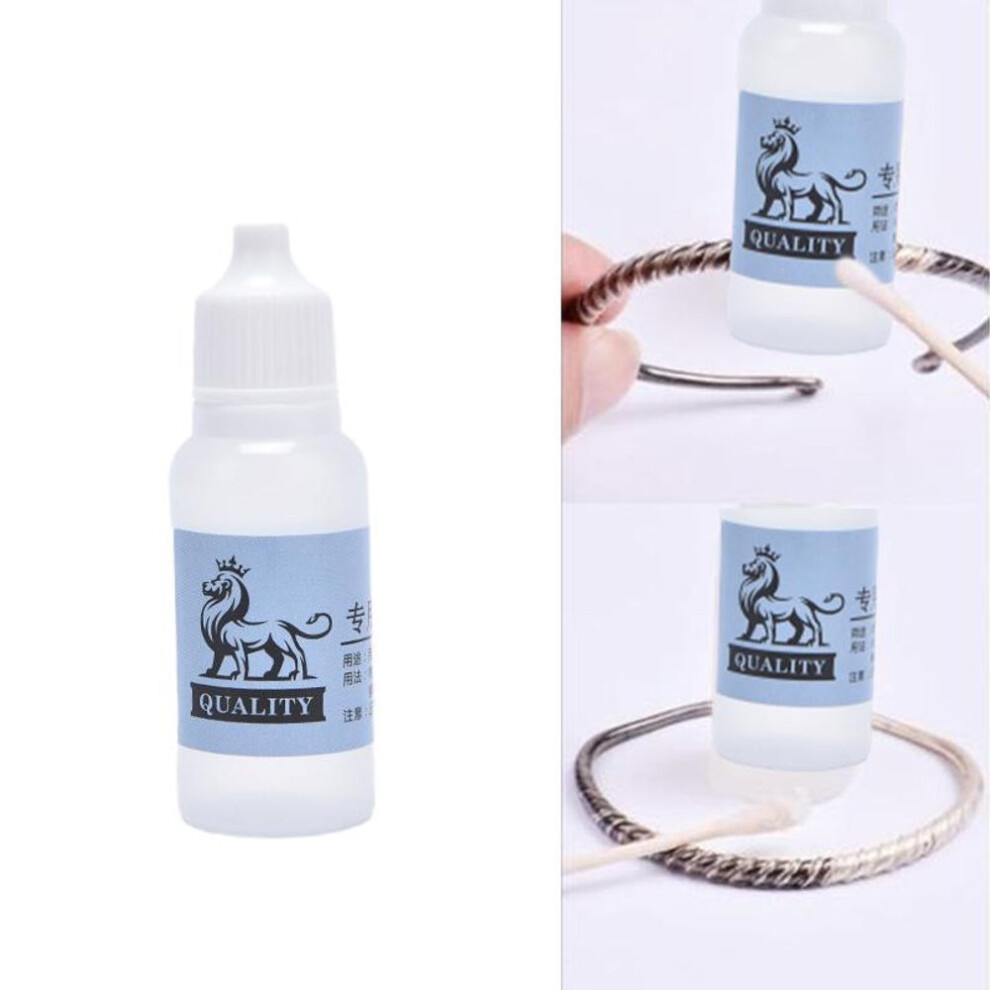 (15ml) 15ml/bottle Anti-tarnish Silver Gold Cleaner Jewelry Polishing Liquid Cleaning Tools