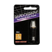 Koh-I-Noor Rapidograph -kyn   nvaihtok   rki ruostumattomasta ter   ksest    1,20 mm, 1 kpl (72D.4)