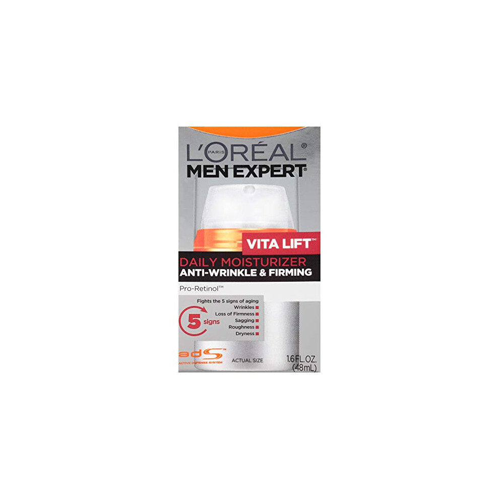LOreal Paris Men Expert Vitalift Anti-Wrinkle & Firming Face Moisturizer with Pro-Retinol 16 oz