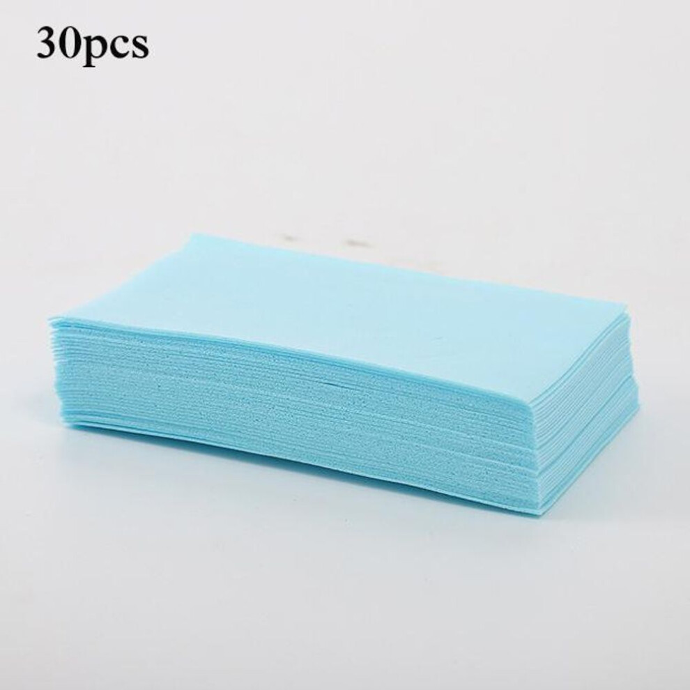 (blue) 30Pcs Toilet Cleaner Sheet Floor Mopping Cleaning Sheet Household Deodorant Cleaning Tool