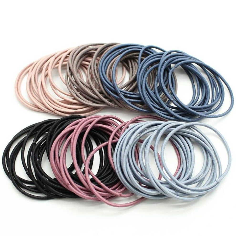 (multicolor, 10pcs) 10pcs/lot 5cm Women Rubber Bands Scrunchy Elastic Hair Bands Girls Headband Decorations Ties  Gum For Hair