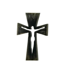 Metrotex Designs 79038 6.75 x 0.5 x 10.75 in. Flared Wall Silhouette Crucifix
