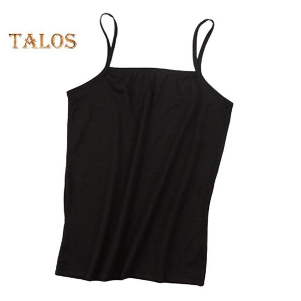(XL, black) Summer Sling Vest Square Collar Sleeveless Solid Color Camisole Slim Fit Tank Top Women Lightweight Camisole Streetwear