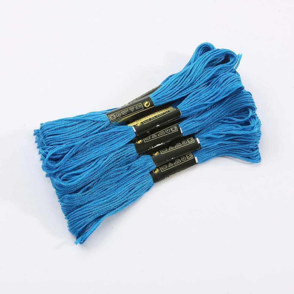 (blue, 50pcs/bag) 5-50pcs Multicolor Cross Stitch Thread Floss Cross Stitch Cotton Sewing Skeins Embroidery Thread Floss Kit Diy Cotton Sewing Accessories