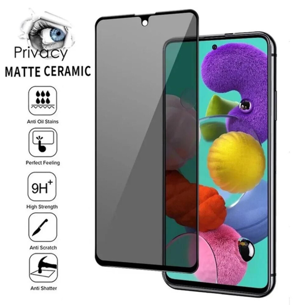 (, Samsung Galaxy M15) Privacy Screen Protectors For Samsung A53 A52 A72 A51 A71 A32 A21 A50 A70 A52s A73 Anti-Spy Film For Samsung S21 S22 Plus Black 3339180387111