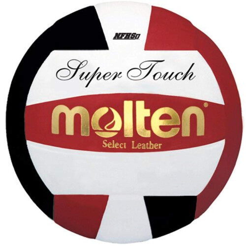 Molten Molten Super Touch Βόλεϊ, Κόκκινο, Μαύρο, Άσπρο