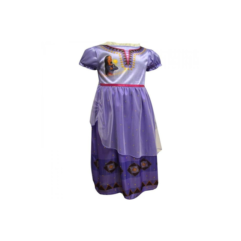 Disney Princesses 873796-toddler3t Disneys Wish Toddlers Fantasy Gown Pajamas, Purple - Toddler 3T