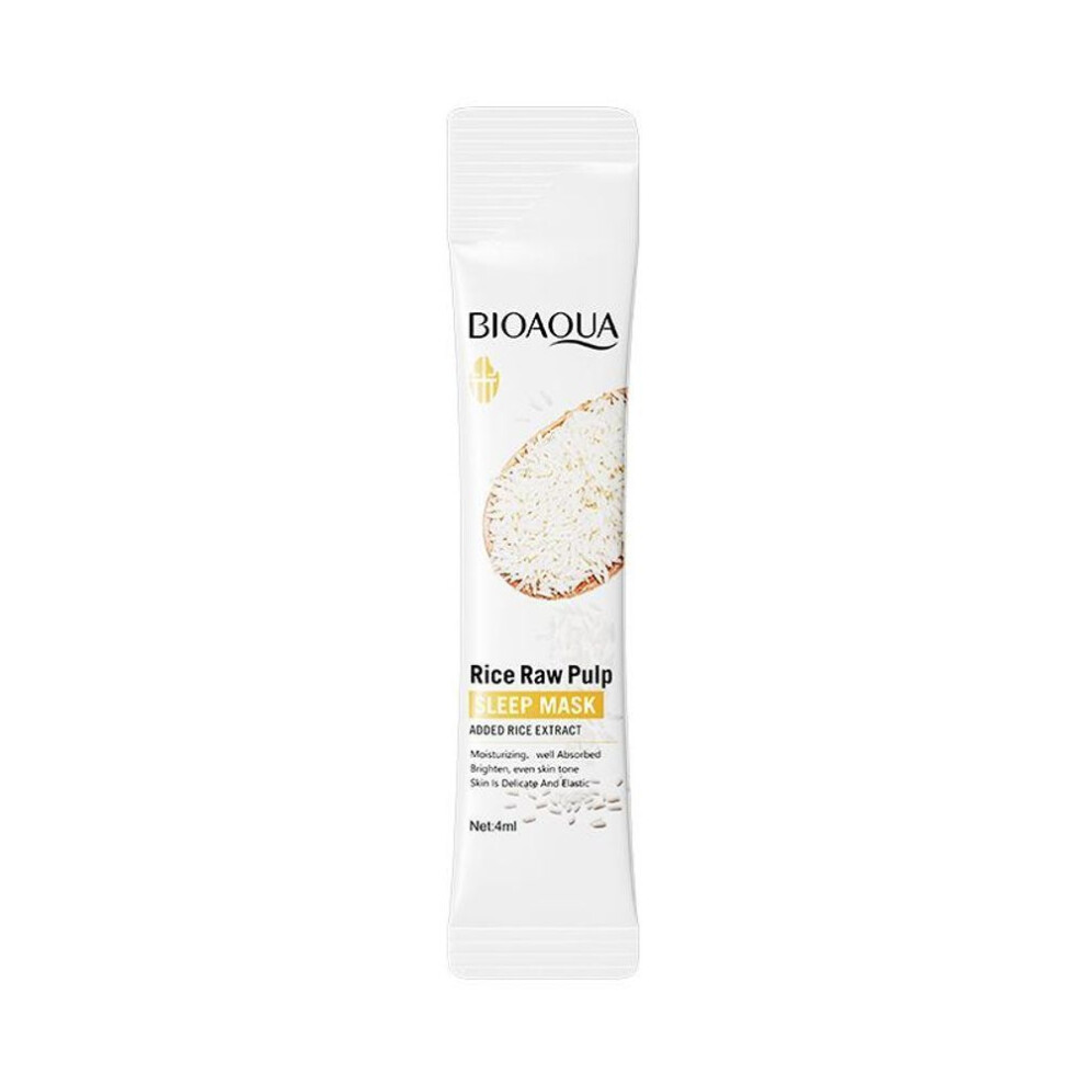 (as the picture, 1PCS) Bioaoua Rice Plasma Sleeping Hydrating Mask