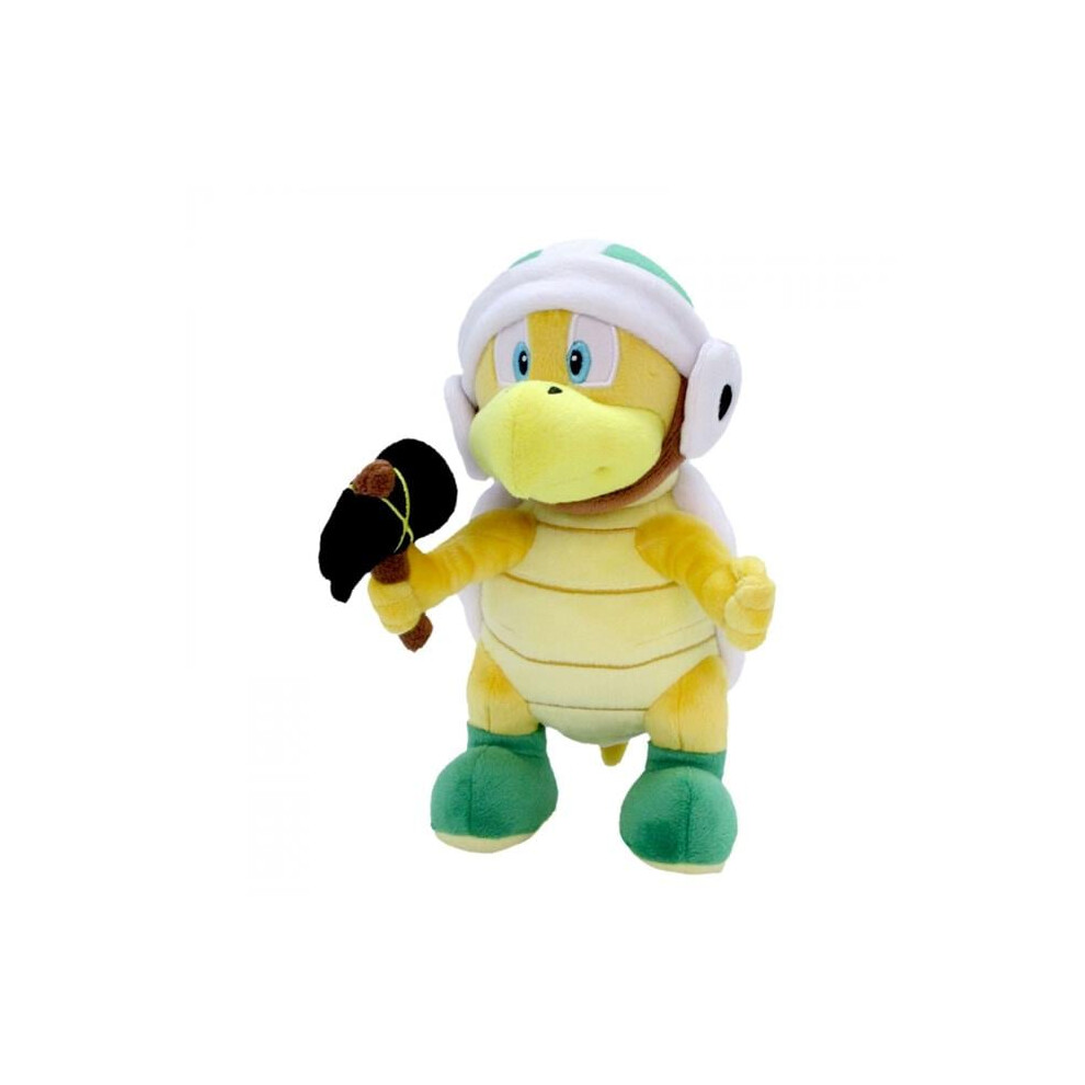 Photos - Other Toys Super Mario Bros 863716 9 in. Hammer Bros Plush Toy, Yellow