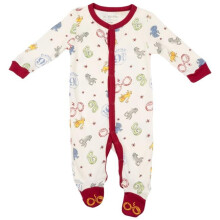Harry Potter 871069-6-9months Harry Potter Classic Symbols Infant Bodysuit Pajamas, White & Red - 6-9 Months