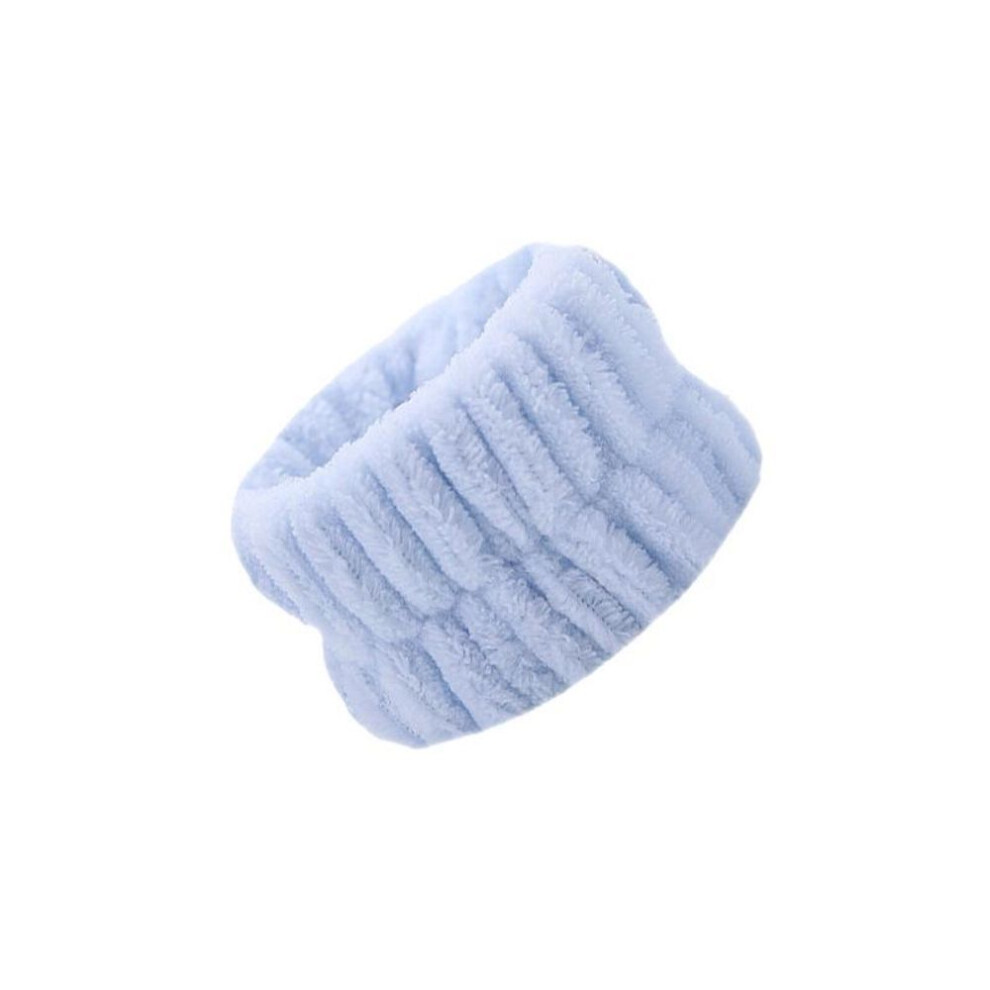 (bright lavender) 2Pcs Wrist Washing Belt Soft Microfiber Towel Wristbands For Washing Face Water Absorption Washing Prevent Wetness Wrist Washband