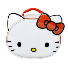 Hello Kitty 875789 3 in. Face Shaped Lunch Box, White