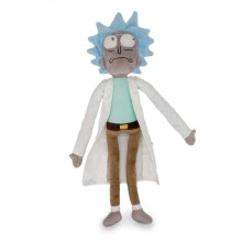 Rick & Morty 880991 Standing Rick Full Body Plush Dog Toy, Multi Color