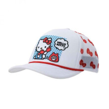 Hello Kitty 883066 Dial Phone Printed Mesh Trucker Hat