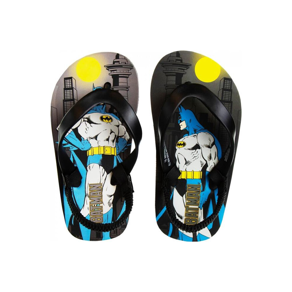 Batman 879911-size5-6 City Sunset Kids Flip Flop Sandals - Size 0.83