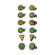 Teenage Mutant Ninja Turtles 883421 Ninja Turtles Icons Earrings Set - 6 Pair