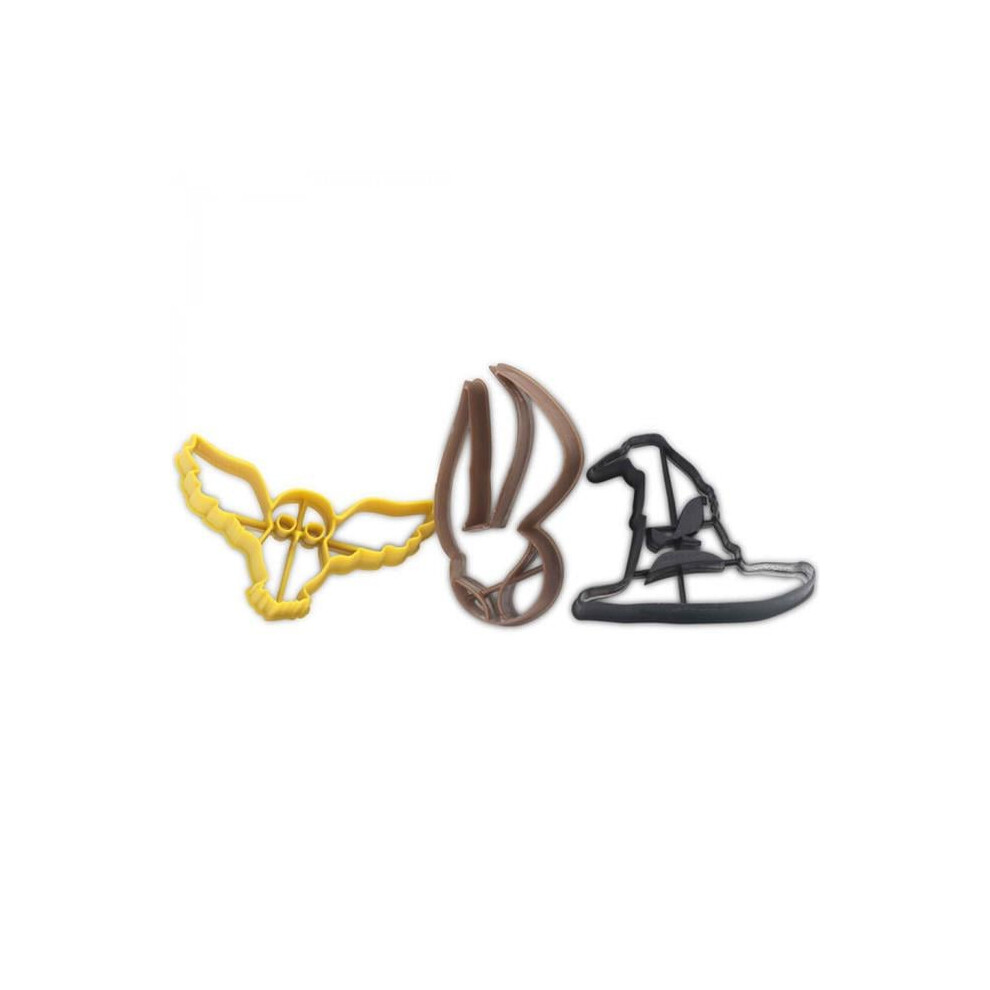 Harry Potter 879960 Wizard Hat Hedwig & Golden Snitch Cookie Cutters