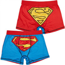 Superman 879858-medium 32 Logo Character Armor Cosplay Mens Underwear Boxer Briefs - Medium - Size 32-34