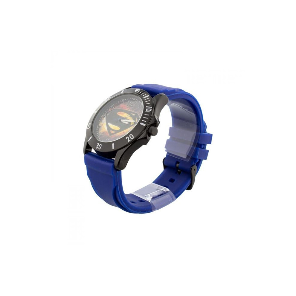 Superman 884990 Colorful Logo Analog Watch