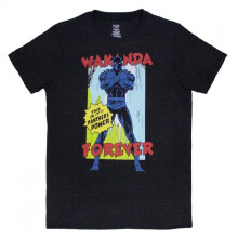 Black Panther 885400-small Vintage Wakanda Forever T-Shirt - Small