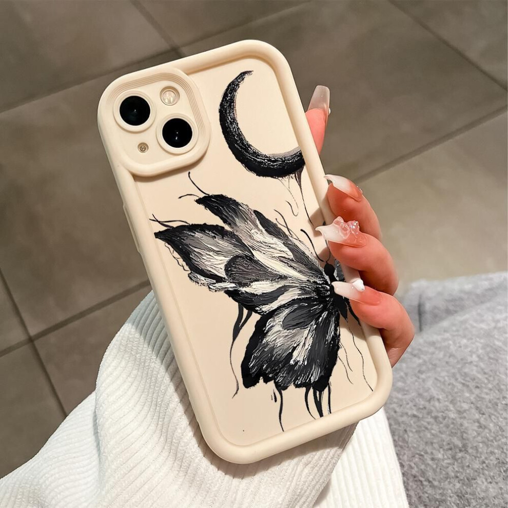 (white, Tecno Camon 20 Pro 5G/Camon 20S Pro 5G) Soft Silicone Phone Casing Full Cover Camera Shockproof Protection Case for iPhone Huawei Honor Samsung Xiaomi Redmi OPPO Realme Vivo Infinix Tecno