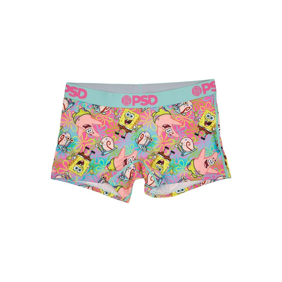Spongebob 867523-medium Square Pants Tropical Sherbet PSD Boy Shorts Underwear - Medium