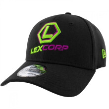 Superman 884875-medium-la Lex Luther Logo Era 39Thirty Fitted Hat - Black - Medium & Large